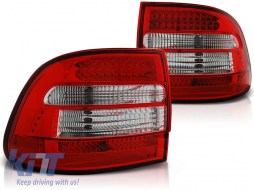 LED TAIL LIGHTS RED WHITE fits PORSCHE CAYENNE 02-06