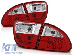 image-31-LED TAIL LIGHTS RED WHITE fits SEAT LEON 04.99-08.04