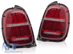 LED TAIL LIGHTS RED WHITE SEQ fits MINI COOPER F55 F56 F57 14-17 6-PIN-image-6269670
