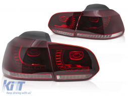 LED TAIL LIGHTS RED WHITE SEQ fits VW GOLF 6 08-13 - TTTLV6029187