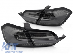 LED TAIL LIGHTS SMOKE fits FORD FIESTA MK8 17-21 HATCHBACK 