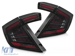 LED TAIL LIGHTS SMOKE fits HONDA CIVIC X 16-21 HATCHBACK-image-6271436