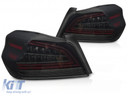 LED TAIL LIGHTS SMOKE fits SUBARU WRX 14-21 - TTTLS6029974
