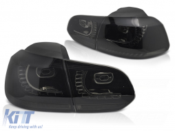 LED TAIL LIGHTS SMOKE SEQ fits VW GOLF 6 08-13 - TTTLV6029186