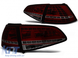 LED TAIL LIGHTS SPORT RED SMOKE SEQ fits VW GOLF 7 13-17 - TTTLV6028736