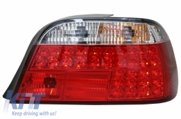 LED Tail Lights suitable for BMW 7 Series E38 (06.1994-07.2001) Red White-image-49195