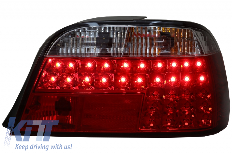 Tail Lights for BMW E38 7 Series '94>'01 Red White LED WorldWide FreeShip US LDB 