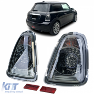 LED taillights clear glass black smoked for Mini One Cooper R56 2006-2010 - ODTLM6014902
