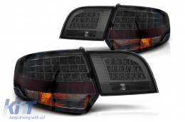 LED Taillights suitable for Audi A3 8P Sportback (2004-2008) Smoke - TLAUA38PBS