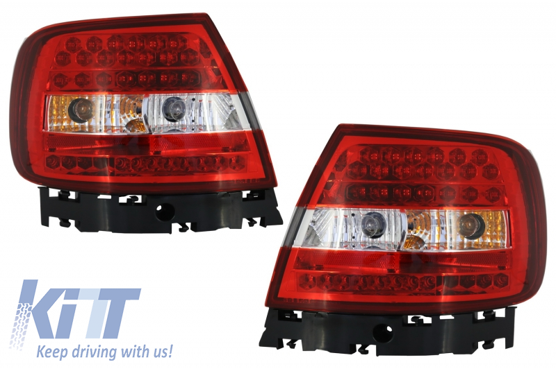 LED-es hátsó lámpák AUDI A4-hez (1994-2000) Red White