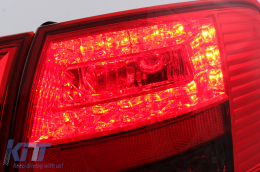LED Taillights suitable for Audi A4 B7 8ED Avant (11.2004-2007) Red Smoke-image-6105425