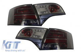 LED Taillights suitable for Audi A4 B7 Avant (2004-2008) Smoke - 1017798