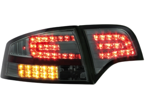 AUDI A4 B7 Lim.04-08-hoz megfelelő LED-es hátsó lámpák _LED visszajelzők _füst