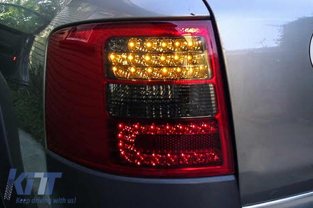 LED Rückleuchten Set für Audi A6 C5 Avant 97-05 Kombi Smoke Heckleuchten