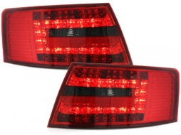 LED taillights suitable for AUDI A6 4F Lim. 04-08 red/smoke - RA19ELRS - RA19ELRS