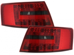 LED taillights suitable for AUDI A6 4F Lim. 04-08 red/smoke - RA19ELRS-image-60762