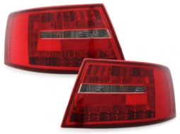 LED taillights suitable for AUDI A6 4F Limousine 04-08 _ red/clear - RA19ELRCA
