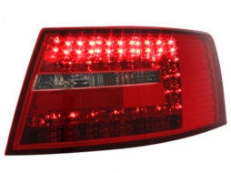 LED taillights suitable for AUDI A6 4F Limousine 04-08 _ red/clear-image-42290