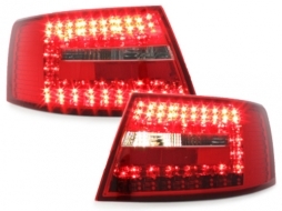 LED taillights suitable for AUDI A6 4F Limousine 04-08 _ red/clear-image-42292