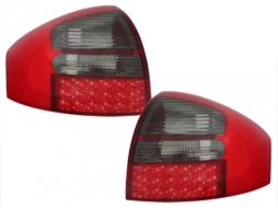 LED taillights suitable for AUDI A6 97-04 _ red/crystal - RA03DLRB