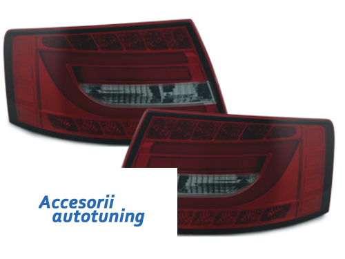 LED-es hátsó lámpák AUDI A6 Limousine 04-08 Red/Smoke típushoz