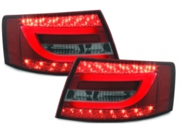 LED Taillights suitable for AUDI A6 Limousine 04-08 Red/Smoke-image-44034