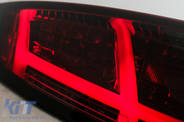 LED Taillights suitable for Audi TT 8J (04.2006-02.2014) Red Smoke Dynamic Turning Lights-image-6111521