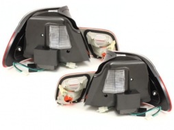 LED Taillights suitable for BMW 3 Series E46 2D Cabrio (2000-2005) Red Smoke-image-60953