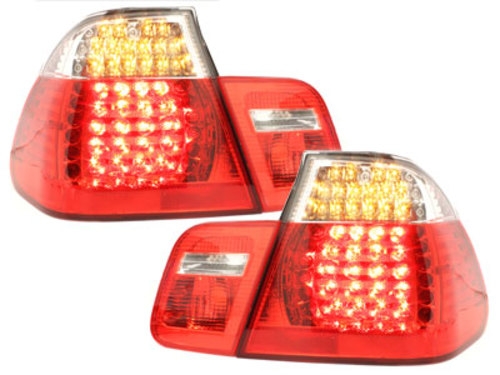 LED-es hátsó lámpák AUDI A6 4F Lim-hez. 04-08 piros/kristály - RA19ELRC