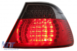 LED Taillights suitable for BMW 3 Series E46 Coupe 2D (1998-2003) Red/Black-image-6073294