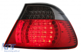 LED Taillights suitable for BMW 3 Series E46 Coupe 2D (1998-2003) Red/Black-image-6073295