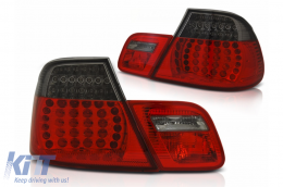 LED Taillights suitable for BMW 3 Series E46 Coupe 2D (04.2003-2005) Red Smoke - RB20ELRS