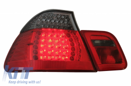 LED Taillights suitable for BMW 3 Series E46 Sedan (05/1998-08/2001) Red&Black-image-6060589