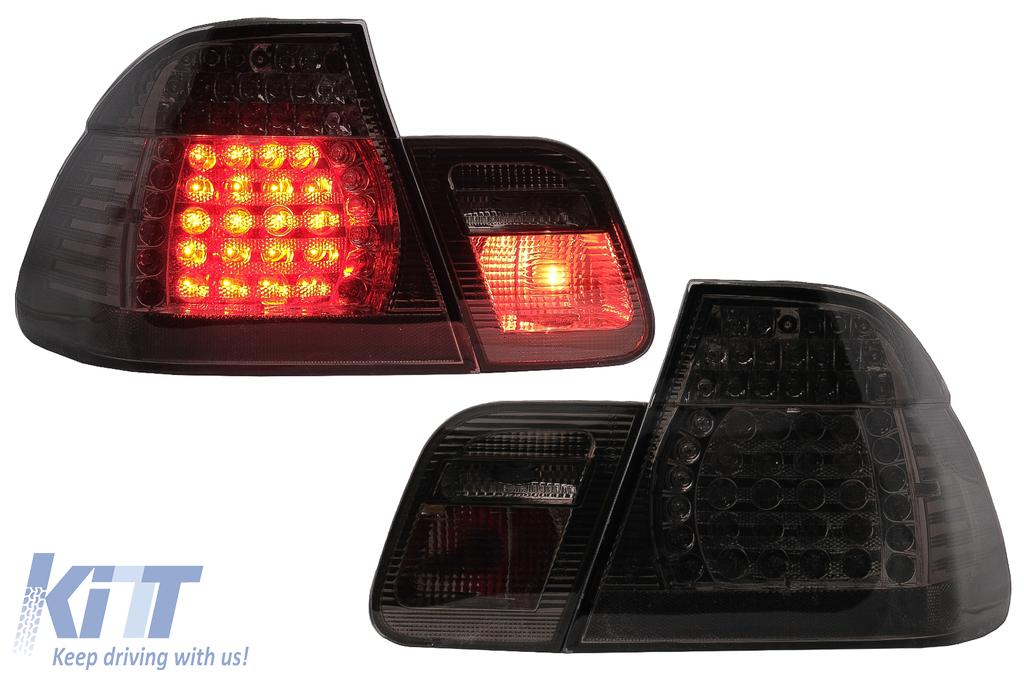 LED-es hátsó lámpák BMW 3-as sorozat E46 Limousine 4D (2001.09-2005.03) füstölőhöz