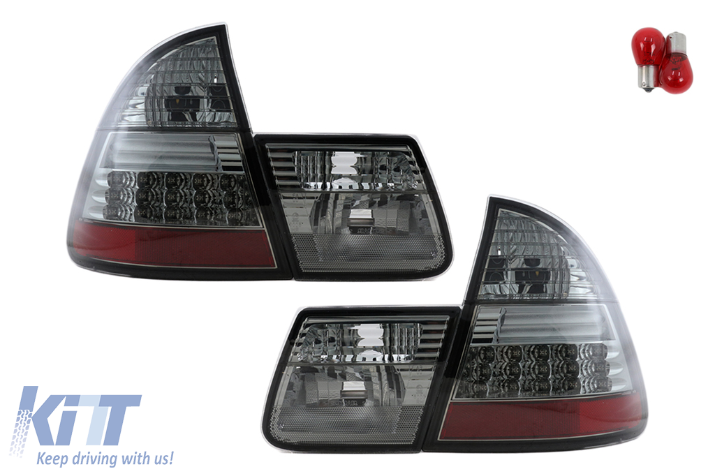 LED-es hátsó lámpák BMW 3-as sorozat E46 Touring (1999-2005) Smoke-hoz