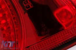 LED Taillights suitable for BMW 3 Series E46 Cabrio (2000-03.2003) Red White-image-6111547
