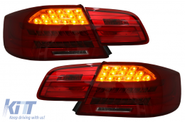 LED Taillights suitable for BMW 3 Series E92 Coupe Pre LCI (2006-2010) Red Clear-image-6089684