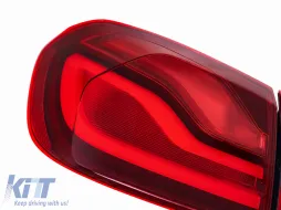 LED Taillights suitable for BMW 4 Series F32 F33 F36 M4 F82 F83 (2013-03.2019) Red Black-image-6328925
