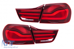 LED Taillights suitable for BMW 4 Series F32 F33 F36 M4 F82 F83 (2013-03.2019) Red Black