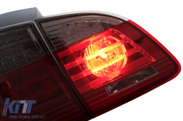LED Taillights suitable for BMW 5 Series E61 Touring (2004-03.2007) Red Smoke-image-6114779