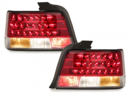 LED taillights suitable for BMW E36 Lim.  92-98 _ red/crystal - RB01LRC