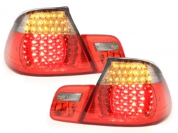 LED Taillights suitable for BMW E46 2D Cabrio (2000-2005) Red/Smoke - RB20CLRS