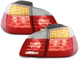 LED taillights suitable for BMW E61 Touring 04-07 red/crystal - RB32DLRC