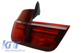 LED Taillights suitable for BMW X5 E70 (2007-2010) Light Bar LCI Facelift Design-image-6023810