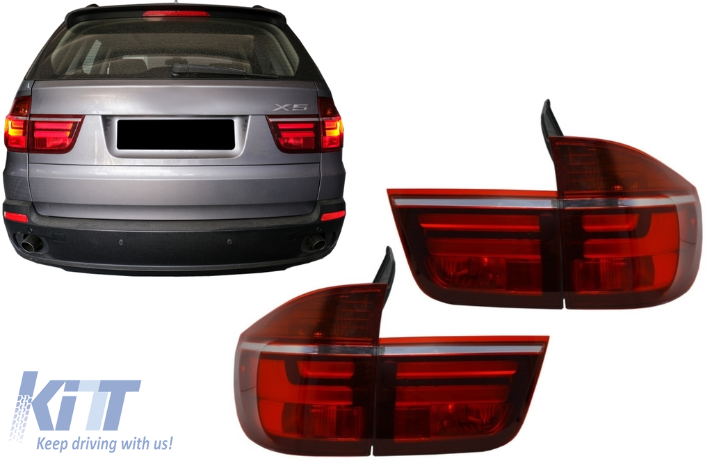 LED Taillights suitable for X5 E70 (2007-2010) Light Bar LCI Facelift Design -