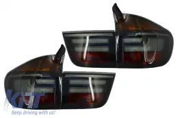 image-53-LED Taillights suitable for BMW X5 E70 (2007-2010) Light Bar LCI Facelift Look Smoke