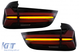 LED Taillights suitable for BMW X5 F15 (2013-2018) conversion to G05 Design-image-6111381