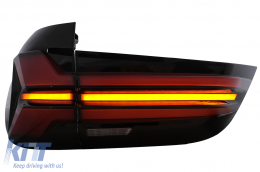LED Taillights suitable for BMW X5 F15 (2013-2018) conversion to G05 Design-image-6111383