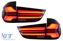 LED Taillights suitable for BMW X5 F15 (2013-2018) conversion to G05 Design-image-6111385