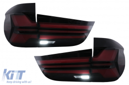 LED Taillights suitable for BMW X5 F15 (2013-2018) conversion to G05 Design-image-6111388